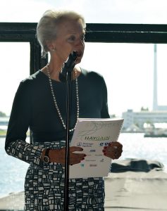 Hendes Kongelige Højhed Prinsesse Benedikte åbner World Equine Airway Symposium 2017, som foregik I København I juli. 