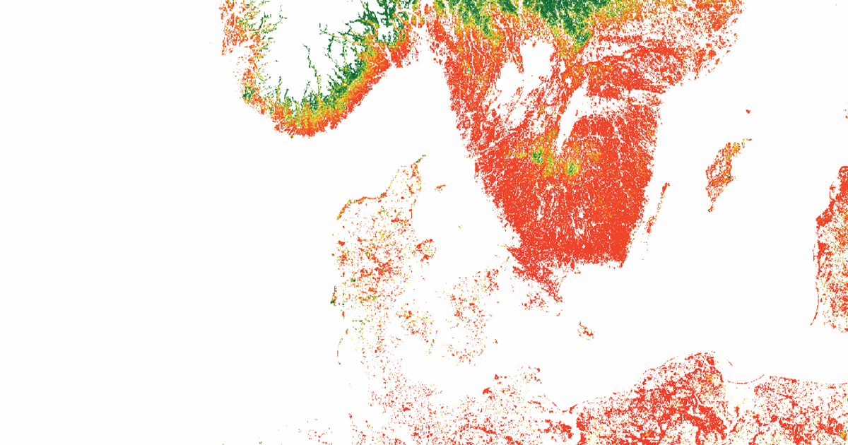 Flåtkort - Skandinavien - Se hvor der er flest flåter i norden